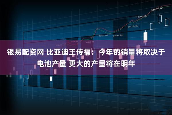 银易配资网 比亚迪王传福：今年的销量将取决于电池产量 更大的产量将在明年