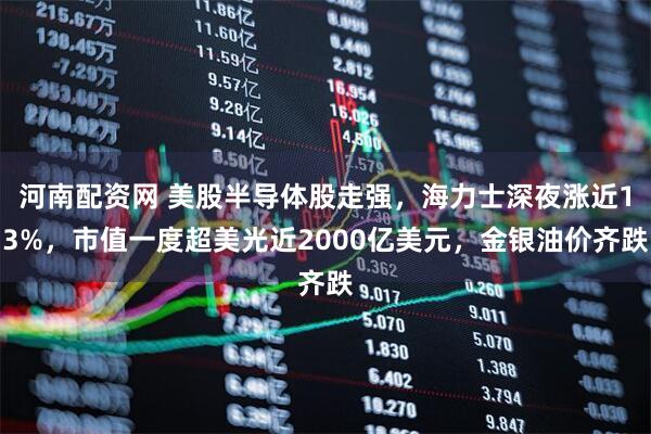河南配资网 美股半导体股走强,海力士深夜涨近13%,市值一度超美光近2000亿美元,金银油价齐跌